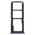 For OPPO Realme 5 Pro / Q SIM Card Tray + SIM Card Tray + Micro SD Card Tray (Purple)