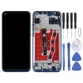 OEM LCD Screen for Huawei Nova 5i Digitizer Full Assembly with Frame(Blue)