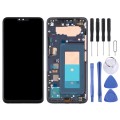 Original LCD Screen for LG V40 ThinQ Digitizer Full Assembly with Frame(Black)