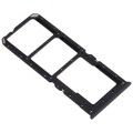 For OPPO A11x/A11/A9(2020)/A5(2020) SIM Card Tray + SIM Card Tray + Micro SD Card Tray (Black)