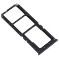 For OPPO A11 SIM Card Tray + SIM Card Tray + Micro SD Card Tray (Black)