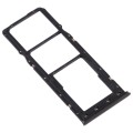 For Realme X Lite SIM Card Tray + SIM Card Tray + Micro SD Card Tray (Black)