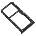For Meizu M6T SIM Card Tray + SIM / Micro SD Card Tray (Black)