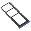 For vivo Y5s SIM Card Tray + SIM Card Tray + Micro SD Card Tray (Blue)