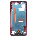 Front Housing LCD Frame Bezel Plate with Side Keys for Huawei P30 Pro(Twilight)