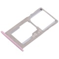 SIM Card Tray + Micro SD Card Tray for Asus Zenfone 3 Max ZC553KL(Pink)