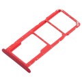 SIM Card Tray + Micro SD Card Tray for Huawei Honor 8X (Red)