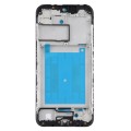 For Samsung Galaxy A01  Front Housing LCD Frame Bezel Plate (Black)
