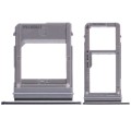 For Galaxy A520 / A720 2 SIM Card Tray + Micro SD Card Tray (Black)