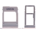 For Galaxy A520 / A720 2 SIM Card Tray + Micro SD Card Tray (Pink)