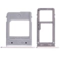 For Galaxy A520 / A720 2 SIM Card Tray + Micro SD Card Tray (Gold)