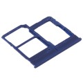For Samsung Galaxy A20e SIM Card Tray + SIM Card Tray + Micro SD Card Tray (Blue)