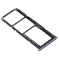 For Samsung Galaxy A71 SIM Card Tray + SIM Card Tray + Micro SD Card Tray (Black)