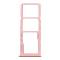 For Samsung Galaxy A71 SIM Card Tray + SIM Card Tray + Micro SD Card Tray (Pink)