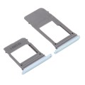 For Galaxy A5 (2017) / A520 & A7 (2017) / A720 SIM Card Tray + Micro SD Card Tray, Single Card (Blue
