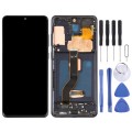 Original Dynamic AMOLED LCD Screen for Galaxy S20+ 4G Digitizer Full Assembly with Frame (Black)