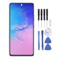 Original Super AMOLED Material LCD Screen and Digitizer Full Assembly with Frame for Galaxy S10 Lite