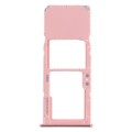 For Samsung Galaxy A51 SIM Card Tray + Micro SD Card Tray (Pink)