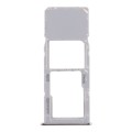 For Samsung Galaxy A71 / A715 SIM Card Tray + Micro SD Card Tray (Silver)