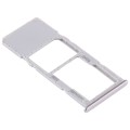 For Samsung Galaxy A71 / A715 SIM Card Tray + Micro SD Card Tray (Silver)