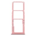 For Samsung Galaxy A51 / A515 SIM Card Tray + SIM Card Tray + Micro SD Card Tray (Pink)