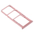 For Samsung Galaxy A51 / A515 SIM Card Tray + SIM Card Tray + Micro SD Card Tray (Pink)
