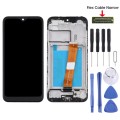 OEM LCD Screen for Samsung Galaxy A01 Digitizer Full Assembly with Frame, Flex Cable Narrow (Black)