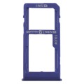 For Samsung Galaxy M40 SM-M405 SIM Card Tray + SIM Card Tray / Micro SD Card Tray (Dark Blue)
