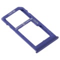 For Samsung Galaxy M40 SM-M405 SIM Card Tray + SIM Card Tray / Micro SD Card Tray (Dark Blue)