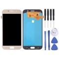 OLED LCD Screen for Galaxy A7 (2017), A720F, A720F/DS with Digitizer Full Assembly (Gold)