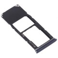 For Samsung Galaxy A9 (2018) SM-A920 SIM Card Tray + Micro SD Card Tray (Black)