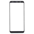 For Samsung Galaxy A6+ (2018) / A605  10pcs Front Screen Outer Glass Lens (Black)