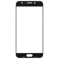 For Samsung Galaxy C8 / C7100, C7(2017) / J7+, C710F/DS 10pcs Front Screen Outer Glass Lens (Black)