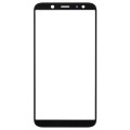 For Samsung Galaxy A6 (2018)  10pcs Front Screen Outer Glass Lens (Black)