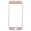 For Samsung Galaxy J7 (2017) / J730 10pcs Front Screen Outer Glass Lens (Gold)
