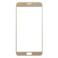 For Samsung Galaxy A9 (2016) / A900 10pcs Front Screen Outer Glass Lens (Gold)