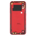 For Samsung Galaxy A01 SM-015F Battery Back Cover With Camera Lens (Red)