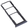 For Samsung Galaxy M12 SM-M127 SIM Card Tray + SIM Card Tray + Micro SD Card Tray (Black)