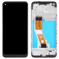 Original LCD Screen for Samsung Galaxy M11 SM-M115 Digitizer Full Assembly with Frame (Black)