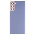 For Samsung Galaxy S21 5G Battery Back Cover with Camera Lens Cover (Purple)