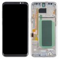OLED LCD Screen for Samsung Galaxy S8+ SM-G955 Digitizer Full Assembly with Frame (Gold)