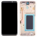 OLED LCD Screen for Samsung Galaxy S9+ SM-G965 Digitizer Full Assembly with Frame (Gold)
