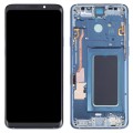 OLED LCD Screen for Samsung Galaxy S9+ SM-G965 Digitizer Full Assembly with Frame (Blue)