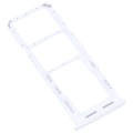 For Samsung Galaxy A04s SM-A047F Original SIM Card Tray + SIM Card Tray + Micro SD Card Tray (White)