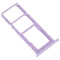 For Samsung Galaxy M04 SM-M045F Original SIM Card Tray + SIM Card Tray + Micro SD Card Tray (Purple)
