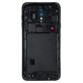 For Galaxy J4, J400F/DS, J400G/DS Back Cover + Middle Frame Bezel Plate (Black)