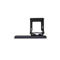 Micro SD / SIM Card Tray + Card Slot Port Dust Plug for Sony Xperia XZ Premium (Dual SIM Version)(Bl