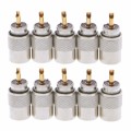 10 PCS UHF Connector Plugs PL-259 Male Solder for RG8X Coaxial Cable