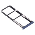 SIM Card Tray + SIM Card Tray + Micro SD Card Tray for Xiaomi Redmi 10X 4G / Redmi Note 9(Blue)