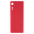 Battery Back Cover for LG Velvet LMG910EMW LM-G910EMW / Velvet 5G LM-G900N LM-G900EM(Red)